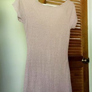 Pretty light wash pink dress